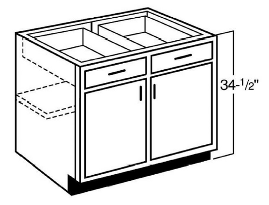 Base Cabinet 2 drawer+ 2 Doors