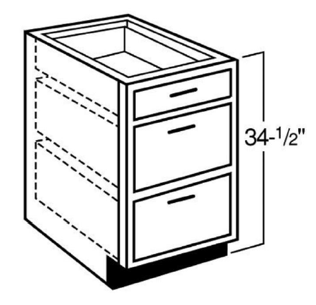 Base Cabinet 3 drawers