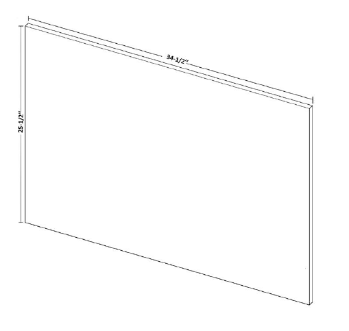 Island Side Panel (ISP34-1/2)