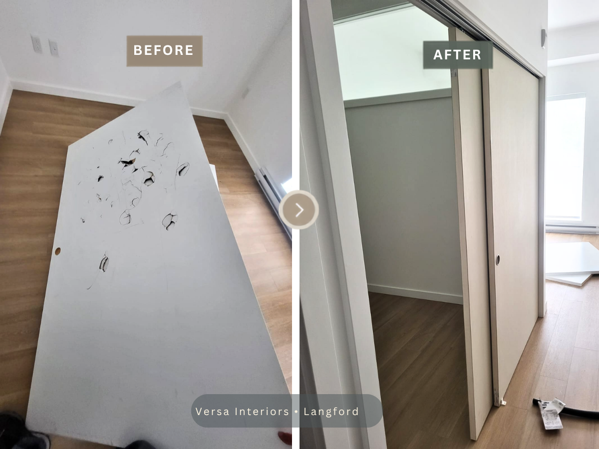 Closet door replacement