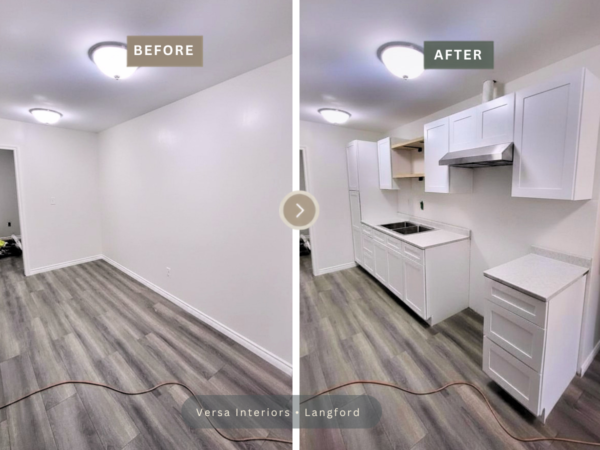 Kitchen cabinet installation