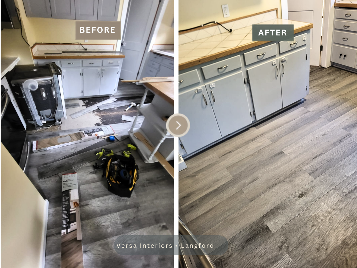 Kitchen floor refresh