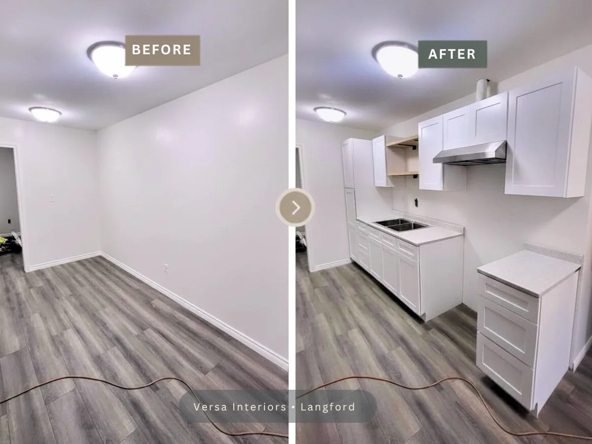 Kitchen cabinet installation